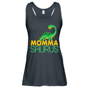 Momma Saurus Mommasaurus Dinosaur Cute Mom Ladies Essential Flowy Tank