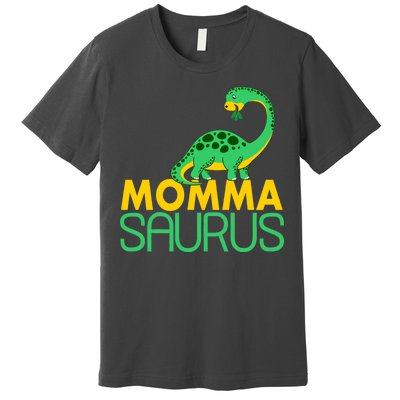 Momma Saurus Mommasaurus Dinosaur Cute Mom Premium T-Shirt