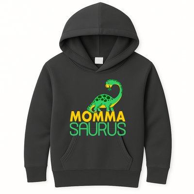 Momma Saurus Mommasaurus Dinosaur Cute Mom Kids Hoodie