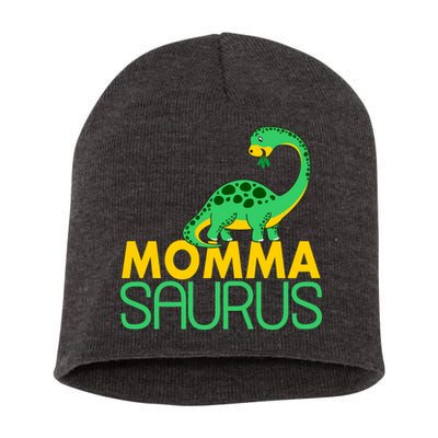 Momma Saurus Mommasaurus Dinosaur Cute Mom Short Acrylic Beanie