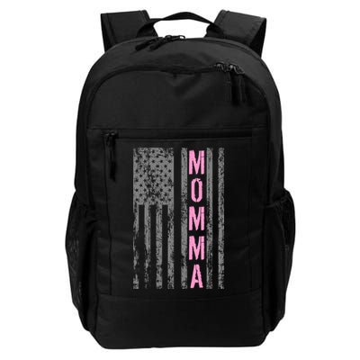Momma Vintage USA Flag Backpack