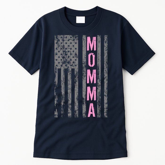 Momma Vintage USA Flag Tall T-Shirt