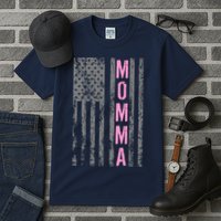 Momma Vintage USA Flag Tall T-Shirt