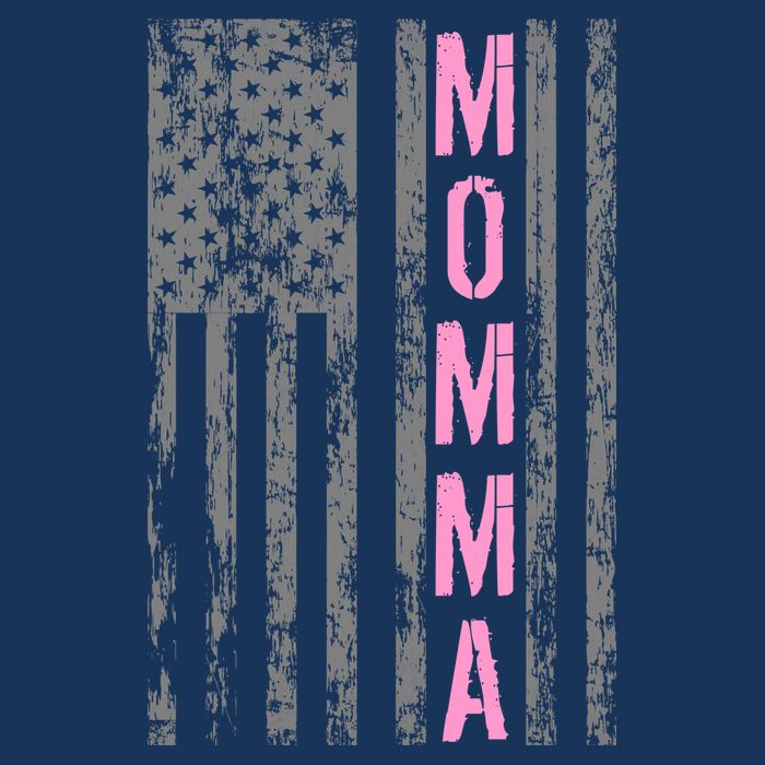 Momma Vintage USA Flag Tall T-Shirt