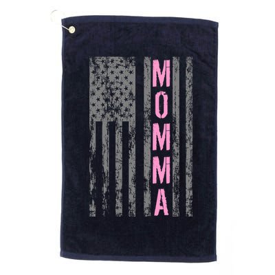 Momma Vintage USA Flag Golf Towel
