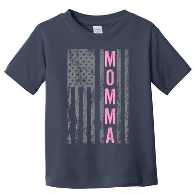 Momma Vintage USA Flag Toddler T-Shirt