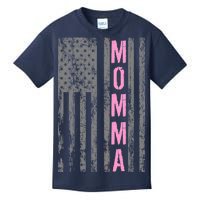 Momma Vintage USA Flag Kids T-Shirt