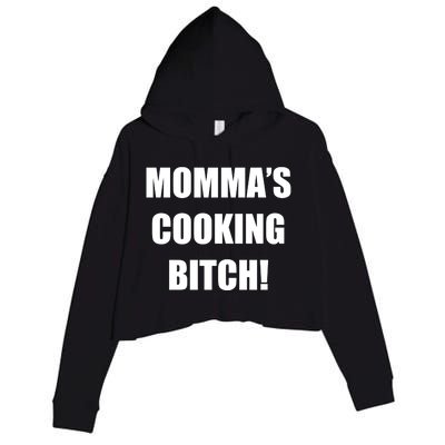 Momma's Cooking Bitch Crop Fleece Hoodie