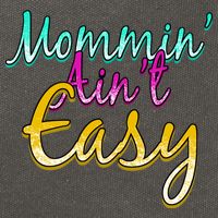 Mommin Ain't Easy Cotton Canvas Backpack