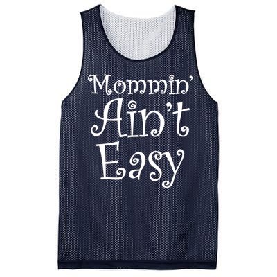 Mommin' Ain't Easy Mom Mesh Reversible Basketball Jersey Tank