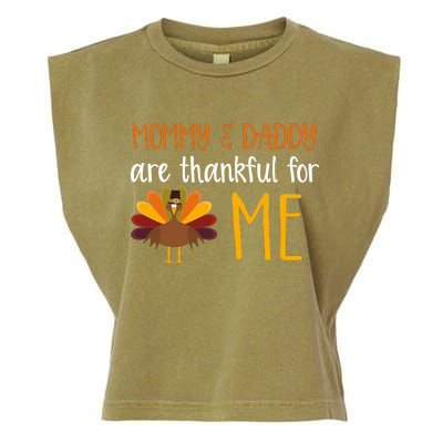 Mommy And Daddy Are Thankful For ME Garment-Dyed Women's Muscle Tee