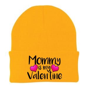 Mommy Is My Valentine Knit Cap Winter Beanie