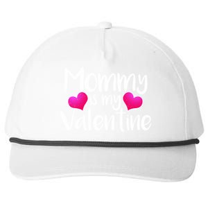 Mommy Is My Valentine Snapback Five-Panel Rope Hat