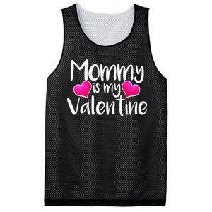 Mommy Is My Valentine Mesh Reversible Basketball Jersey Tank