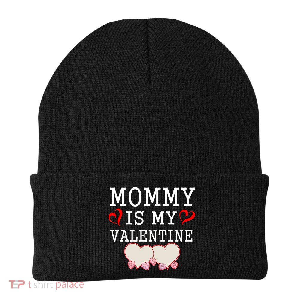 Mommy Is My Valentine Gift For Little Boy Beanie