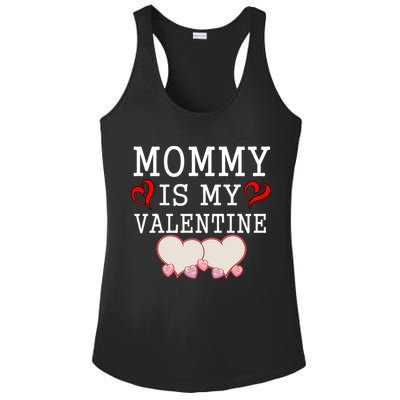 Mommy Is My Valentine Gift For Little Boy Ladies PosiCharge Competitor Racerback Tank