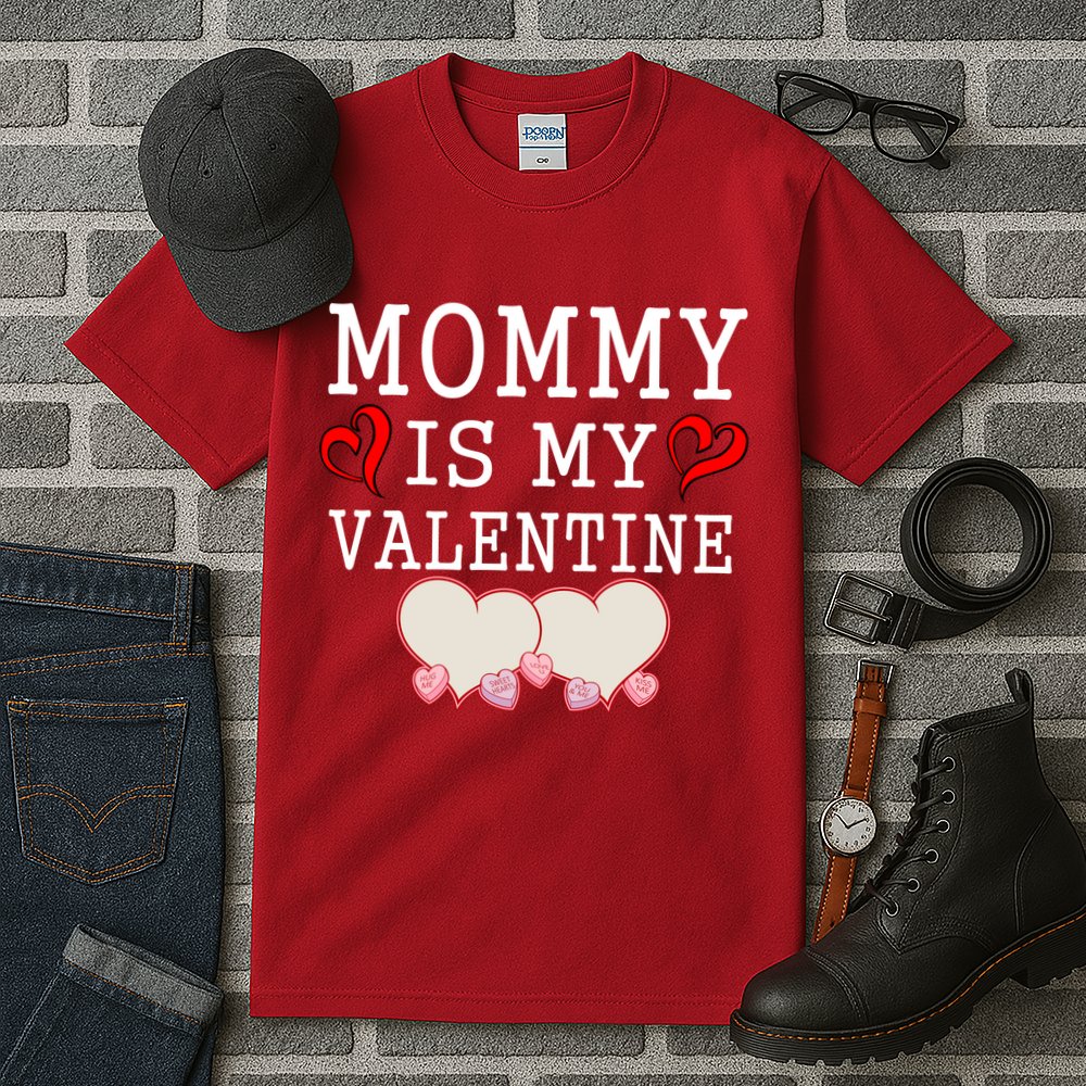 Mommy Is My Valentine Gift For Little Boy Tall T-Shirt