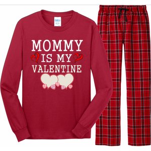 Mommy Is My Valentine Gift For Little Boy Long Sleeve Pajama Set