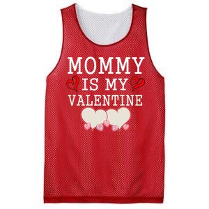 Mommy Is My Valentine Gift For Little Boy Mesh Reversible Basketball Jersey Tank