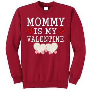 Mommy Is My Valentine Gift For Little Boy Tall Sweatshirt