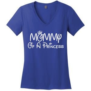 Mommy Of A Princess Women's V-Neck T-Shirt