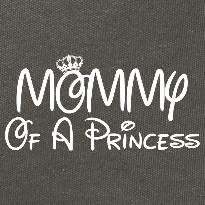 Mommy Of A Princess Cotton Canvas Backpack