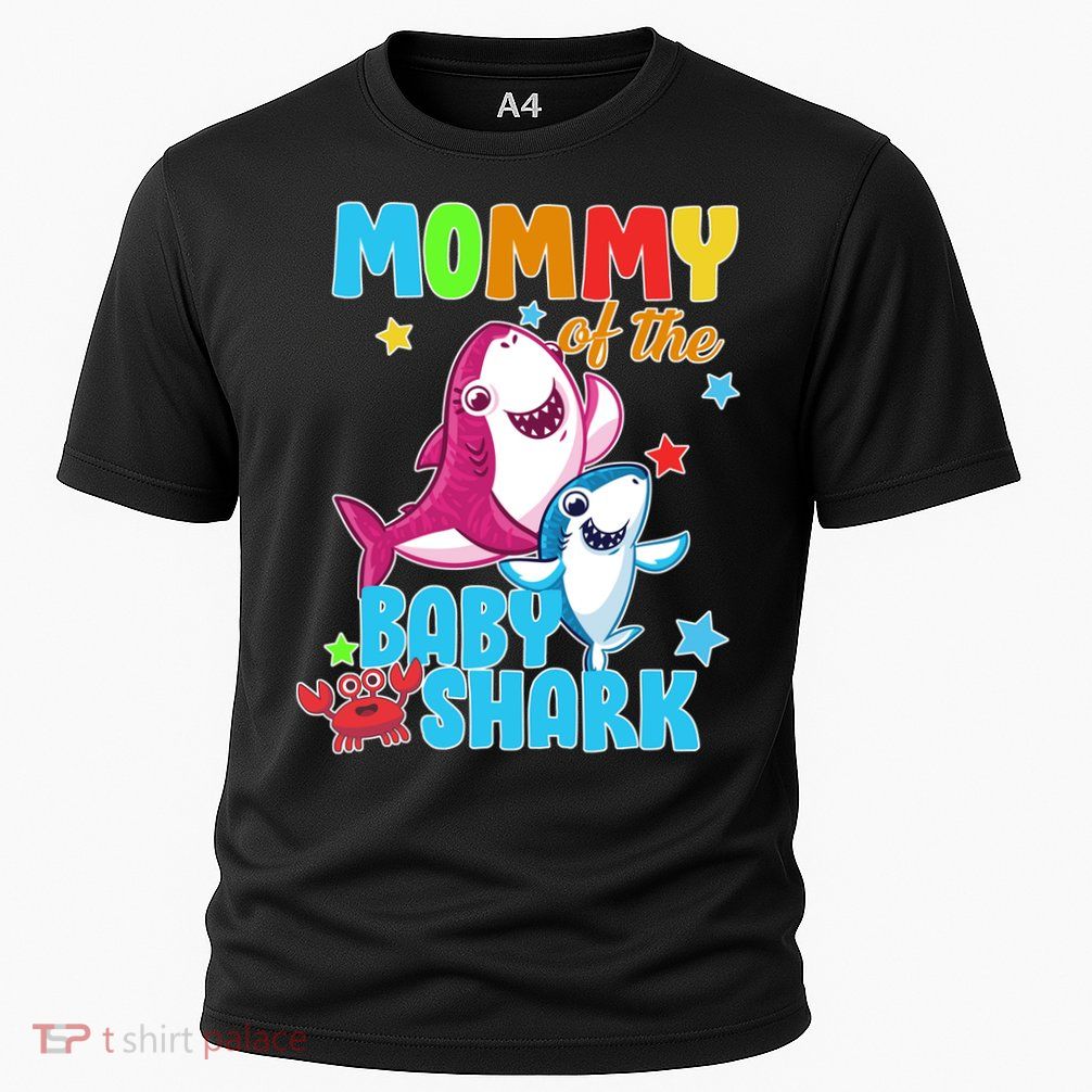 Mommy Of The Baby Shark Performance Shirt