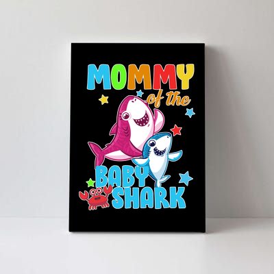 Mommy Of The Baby Shark Canvas