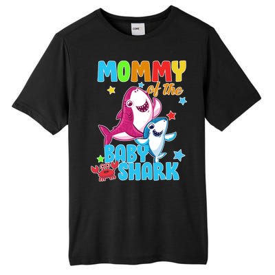 Mommy Of The Baby Shark Tall Fusion ChromaSoft Performance T-Shirt