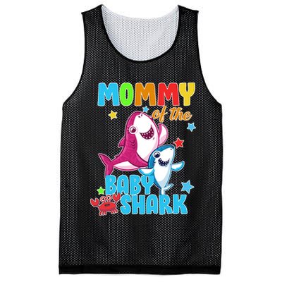 Mommy Of The Baby Shark Mesh Reversible Basketball Jersey Tank