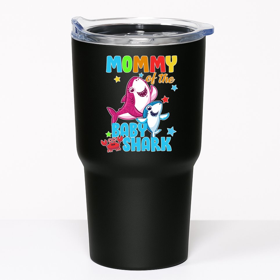 Mommy Of The Baby Shark Tumbler