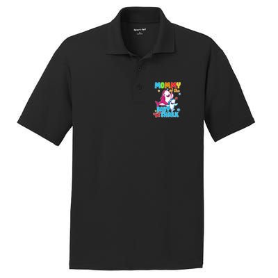 Mommy Of The Baby Shark PosiCharge RacerMesh Polo