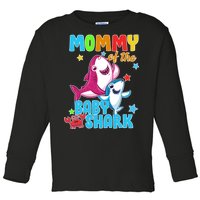 Mommy Of The Baby Shark Toddler Long Sleeve Shirt