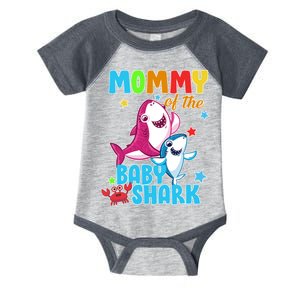 Mommy Of The Baby Shark Infant Baby Jersey Bodysuit