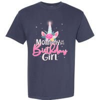 Mommy of the Birthday Girl Magical Unicorn Garment-Dyed Heavyweight T-Shirt