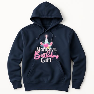 Mommy of the Birthday Girl Magical Unicorn Hoodie