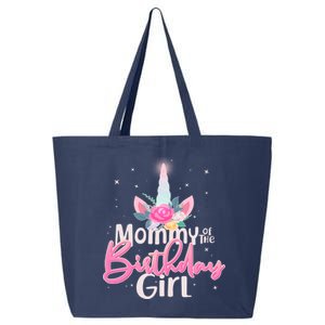 Mommy of the Birthday Girl Magical Unicorn 25L Jumbo Tote