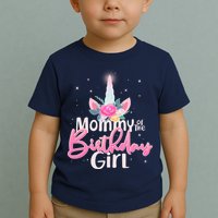 Mommy of the Birthday Girl Magical Unicorn Toddler T-Shirt