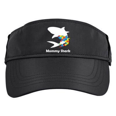 Mommy Shark Autism Awareness  Adult Drive Performance Visor