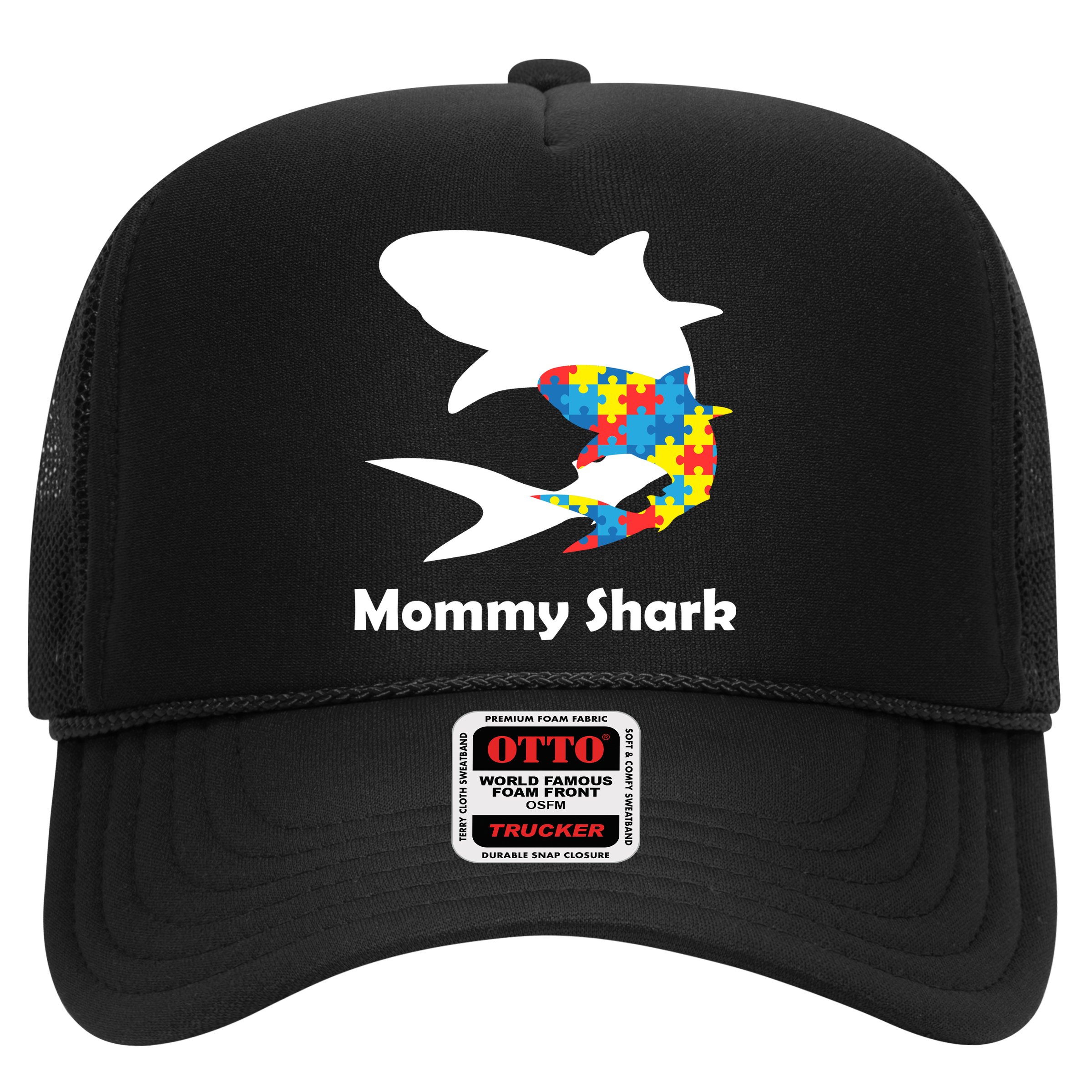 Mommy Shark Autism Awareness  Hat