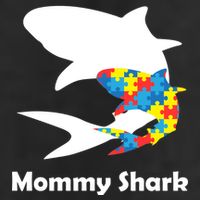 Mommy Shark Autism Awareness  Hat