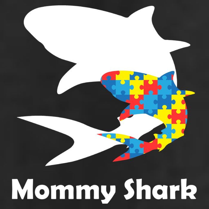 Mommy Shark Autism Awareness  Hat