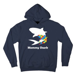 Mommy Shark Autism Awareness  Hoodie