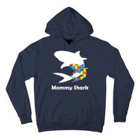 Mommy Shark Autism Awareness  Hoodie