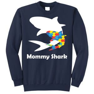 Mommy Shark Autism Awareness  Sweatshirt