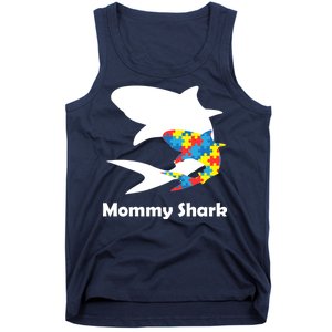 Mommy Shark Autism Awareness  Tank Top