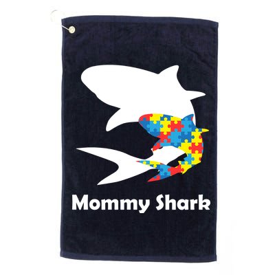 Mommy Shark Autism Awareness  Golf Towel