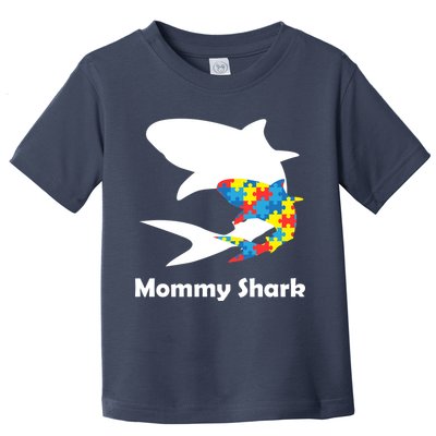 Mommy Shark Autism Awareness  Toddler T-Shirt