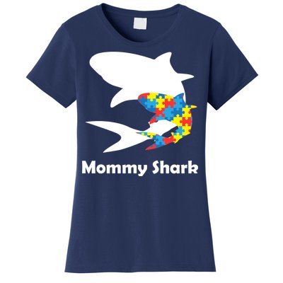 Mommy Shark Autism Awareness  Women's T-Shirt