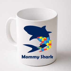 Mommy Shark Autism Awareness  Coffee Mug